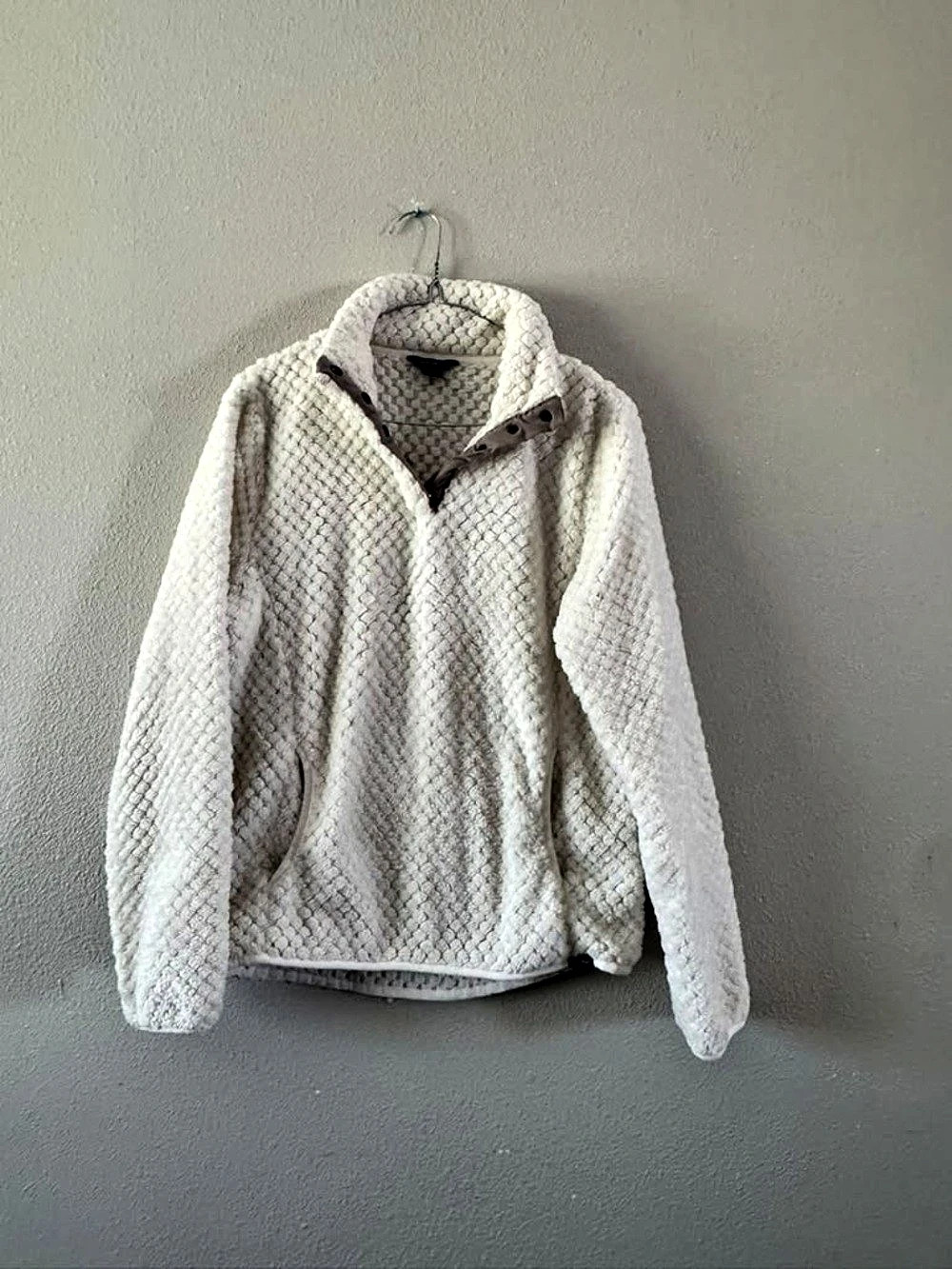 Eddie Bauer Teddy Fleece Jacket in White